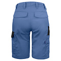 Projob Swedish Workwear PROJOB Short de travail avec poche arrière à rabat, bleu ciel / pour femmes