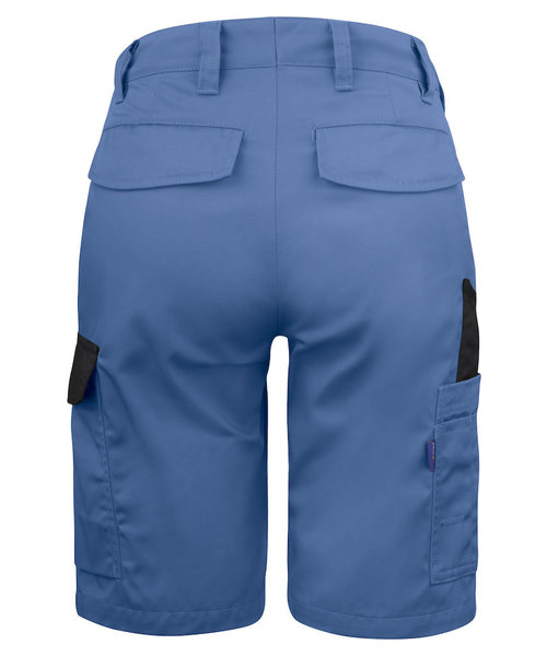 Projob Swedish Workwear PROJOB Short de travail avec poche arrière à rabat, bleu ciel / pour femmes