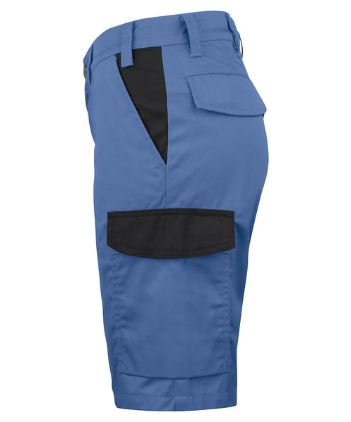 Projob Swedish Workwear PROJOB Short de travail avec poche arrière à rabat, bleu ciel / pour femmes