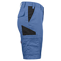 Projob Swedish Workwear PROJOB Short de travail avec poche arrière à rabat, bleu ciel / pour femmes