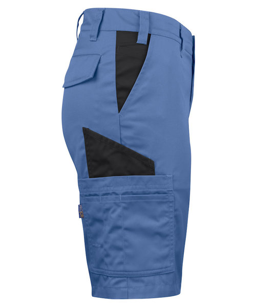 Projob Swedish Workwear PROJOB Short de travail avec poche arrière à rabat, bleu ciel / pour femmes