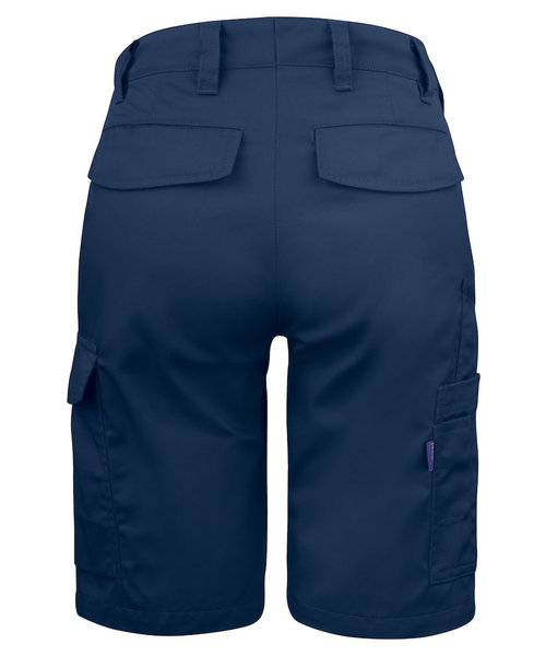 Projob Swedish Workwear PROJOB Short de travail avec poche arrière à rabat, bleu marine / pour femmes
