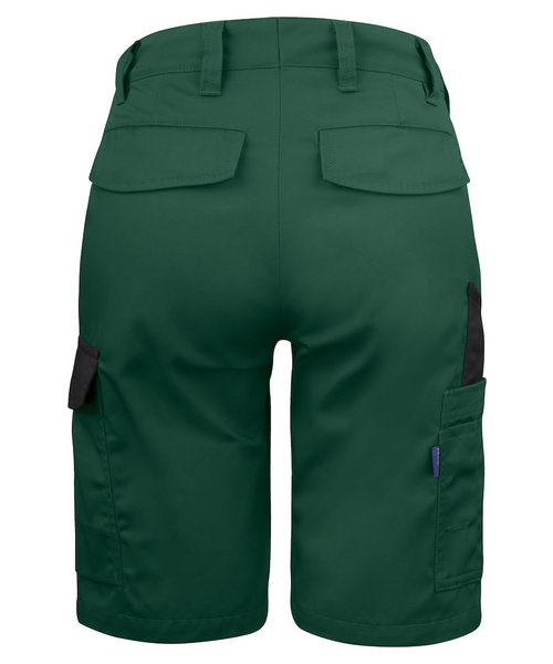 Projob Swedish Workwear PROJOB Short de travail avec poche arrière à rabat, vert forêt / pour femmes