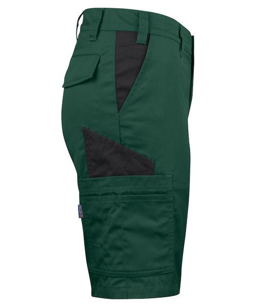 Projob Swedish Workwear PROJOB Short de travail avec poche arrière à rabat, vert forêt / pour femmes