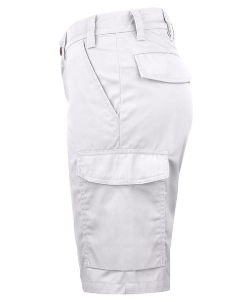 Projob Swedish Workwear PROJOB Short de travail avec poche arrière à rabat, blanc / pour femmes