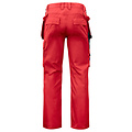 Projob Prio PROJOB Prio pantalon de travail avec poches genoux et poches à clous rouge/ hommes