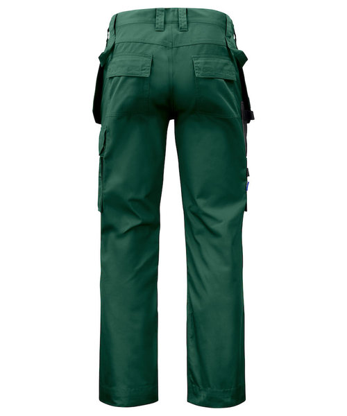 Projob Prio PROJOB Prio pantalon de travail avec poches genoux et poches à clous vert forêt / hommes