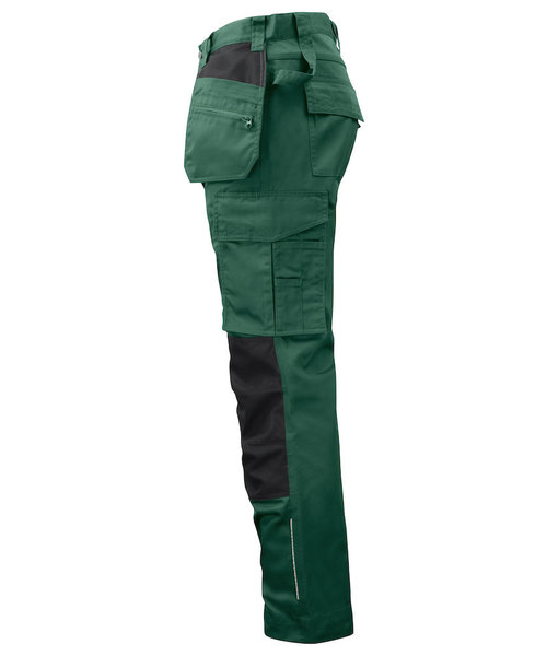 Projob Prio PROJOB Prio pantalon de travail avec poches genoux et poches à clous vert forêt / hommes