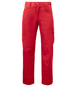 PROJOB Prio pantalon sans poches genoux rouge