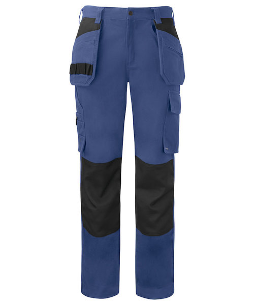 Projob Prio PROJOB Prio pantalon de travail avec poches genoux et poches à clous bleu, coton / hommes