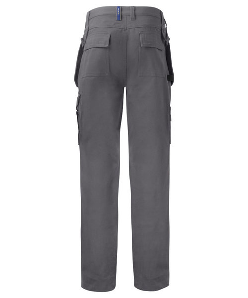 Projob Prio PROJOB Prio pantalon de travail avec poches genoux et poches à clous, gris, coton / pour hommes