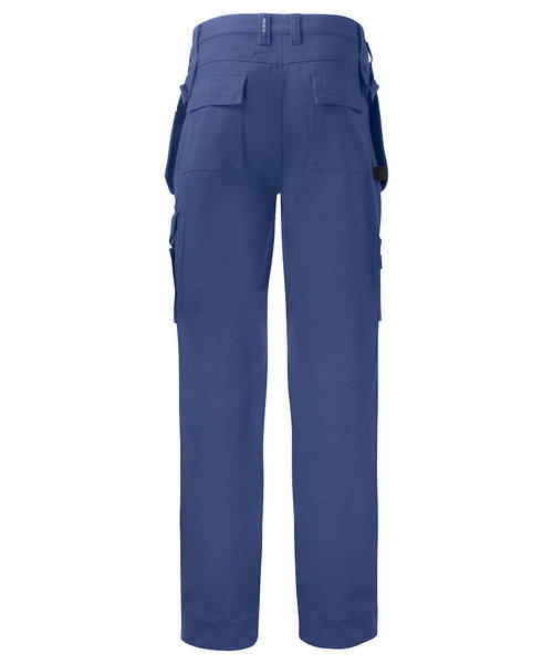 Projob Prio PROJOB Prio pantalon de travail avec poches genoux et poches à clous bleu, coton / hommes