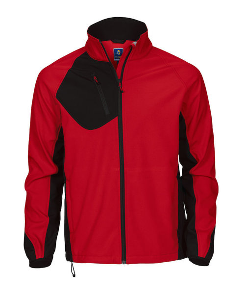 Projob Prio PROJOB Prio softshell jas rood/ heren