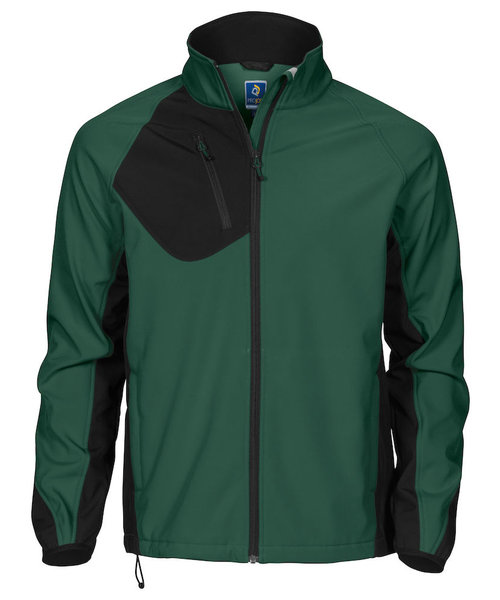 Projob Prio Veste softshell PROJOB Prio vert forêt / hommes