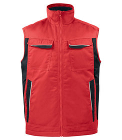 Gilet sans manches PROJOB Prio doublé rouge