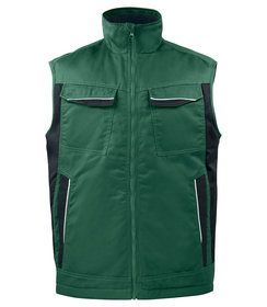 Gilet sans manches PROJOB Prio doublé, vert forêt