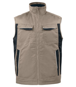 Gilet sans manches PROJOB Prio doublé kaki