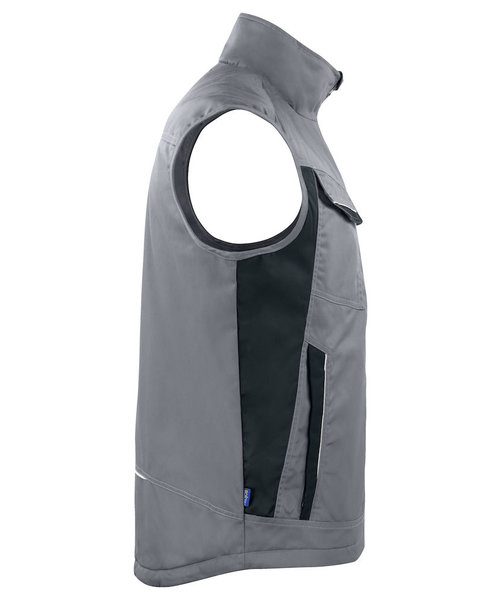 Projob Prio Gilet matelassé PROJOB Prio gris pour hommes