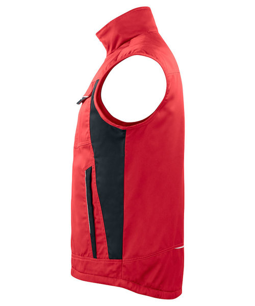 Projob Prio Gilet sans manches PROJOB Prio doublé rouge / pour hommes