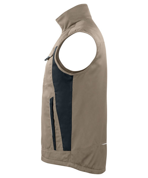 Projob Prio Gilet sans manches PROJOB Prio doublé kaki / pour hommes