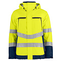 Projob Prio PROJOB Prio imperméable de signalisation doublé pour hommes - jaune/marine