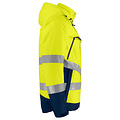 Projob Prio PROJOB Prio imperméable de signalisation doublé pour hommes - jaune/marine
