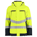 Projob Prio PROJOB Prio imperméable de signalisation doublé pour hommes - jaune/noir