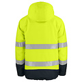 Projob Prio PROJOB Prio imperméable de signalisation doublé pour hommes - jaune/noir
