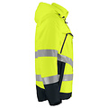 Projob Prio PROJOB Prio imperméable de signalisation doublé pour hommes - jaune/noir