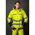 Projob Prio PROJOB Prio imperméable de signalisation doublé pour hommes - jaune/noir