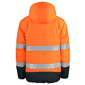 Projob Prio PROJOB Prio imperméable de signalisation doublé pour hommes - orange/noir