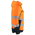 Projob Prio PROJOB Prio imperméable de signalisation doublé pour hommes - orange/noir