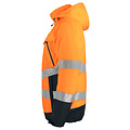Projob Prio PROJOB Prio imperméable de signalisation doublé pour hommes - orange/noir