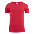 Printer Active Wear  PRINTER T-shirt épais à col en V rouge pour hommes