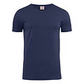 Printer Active Wear  T-shirt épais à col en V marine pour hommes