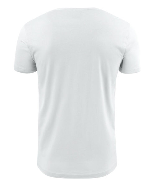 Printer Active Wear  PRINTER T-shirt épais à col en V blanc / pour hommes