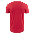 Printer Active Wear  PRINTER T-shirt épais à col en V rouge pour hommes