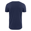 Printer Active Wear  T-shirt épais à col en V marine pour hommes