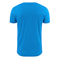 Printer Active Wear  T-shirt épais à col en V bleu océan pour hommes
