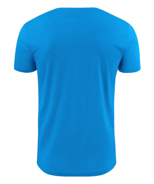 Printer Active Wear  T-shirt épais à col en V bleu océan pour hommes