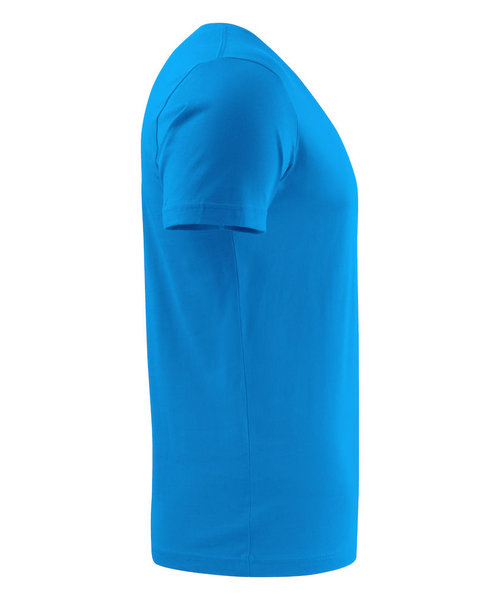 Printer Active Wear  T-shirt épais à col en V bleu océan pour hommes