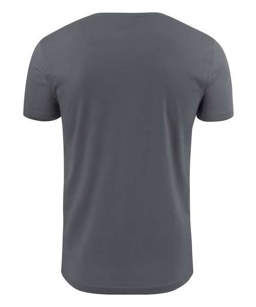 Printer Active Wear  PRINTER heavy t-shirt v-neck staalgrijs/ heren