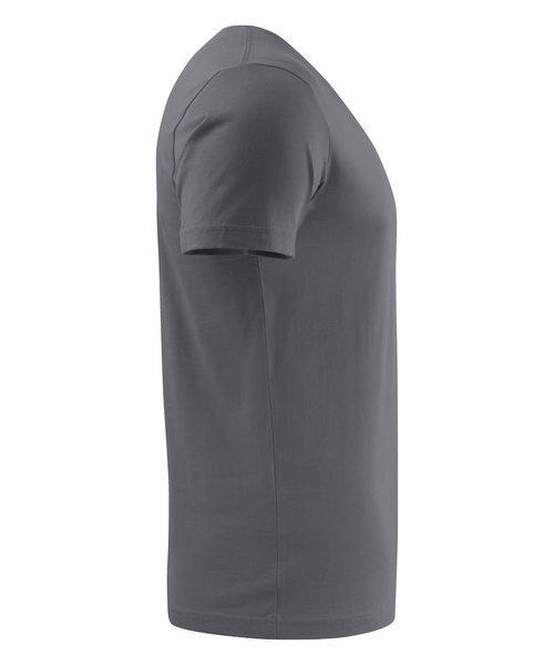 Printer Active Wear  PRINTER T-shirt épais à col en V gris acier / pour hommes