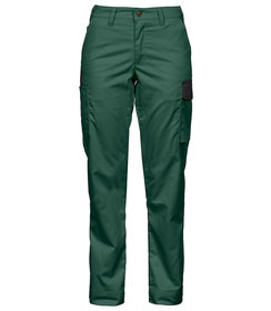 PROJOB Pantalon de travail léger sans poches genoux, vert forêt / femmes