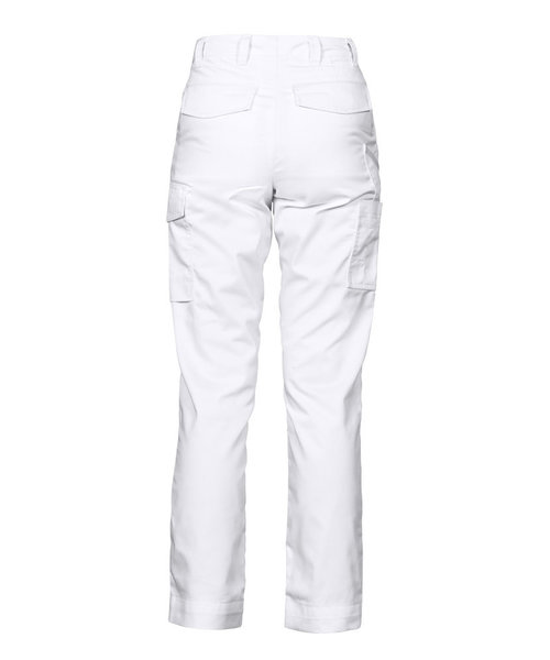 Projob Swedish Workwear PROJOB Pantalon de travail léger sans poches genoux, blanc / pour femmes