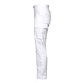 Projob Swedish Workwear PROJOB Pantalon de travail léger sans poches genoux, blanc / pour femmes