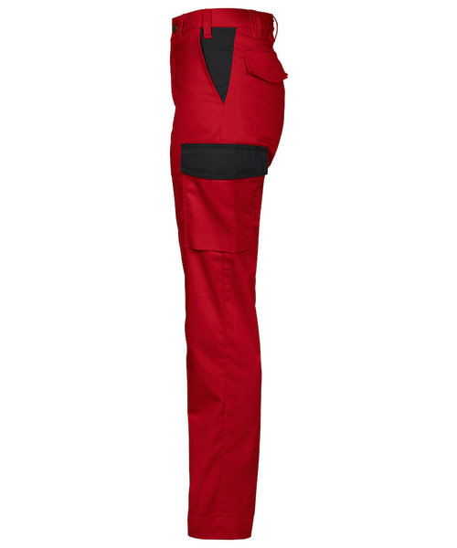 Projob Swedish Workwear PROJOB Pantalon de travail léger sans poches genoux rouge/femme