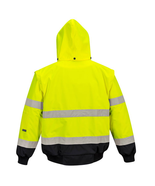 Portwest PORTWEST Veste bomber haute visibilité contrastée jaune/noir