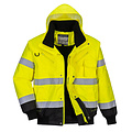 Portwest PORTWEST Veste bomber haute visibilité contrastée jaune/noir