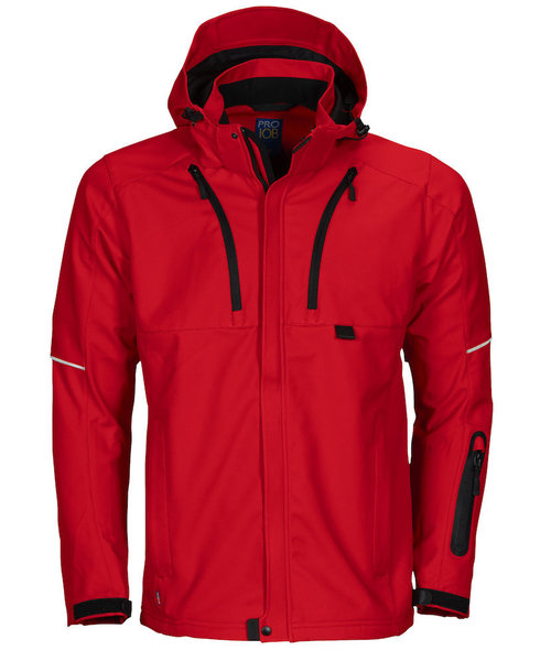 Projob Swedish Workwear PROJOB Softshell jas rood/ heren